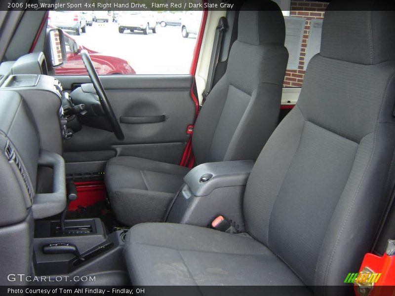 Flame Red / Dark Slate Gray 2006 Jeep Wrangler Sport 4x4 Right Hand Drive
