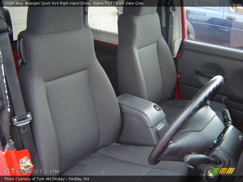 Flame Red / Dark Slate Gray 2006 Jeep Wrangler Sport 4x4 Right Hand Drive