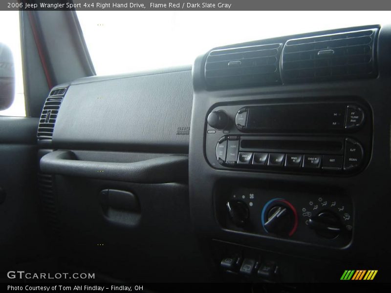 Flame Red / Dark Slate Gray 2006 Jeep Wrangler Sport 4x4 Right Hand Drive