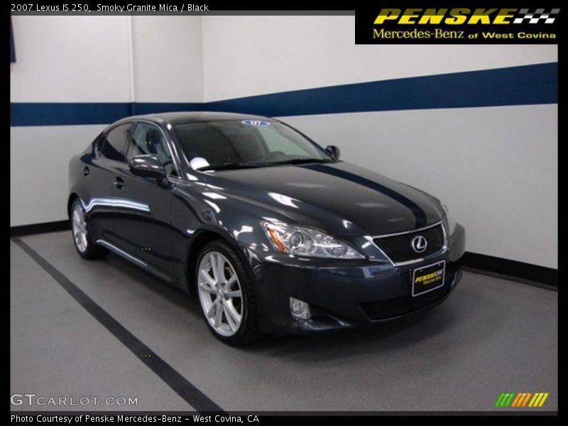 Smoky Granite Mica / Black 2007 Lexus IS 250