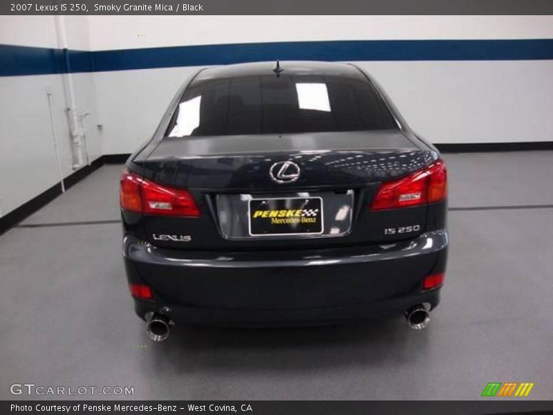 Smoky Granite Mica / Black 2007 Lexus IS 250