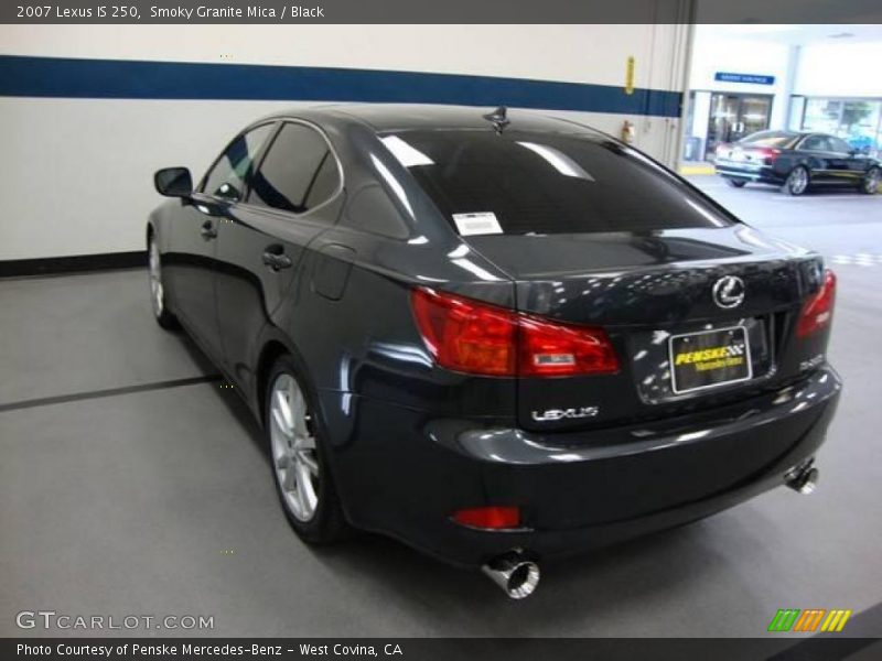 Smoky Granite Mica / Black 2007 Lexus IS 250