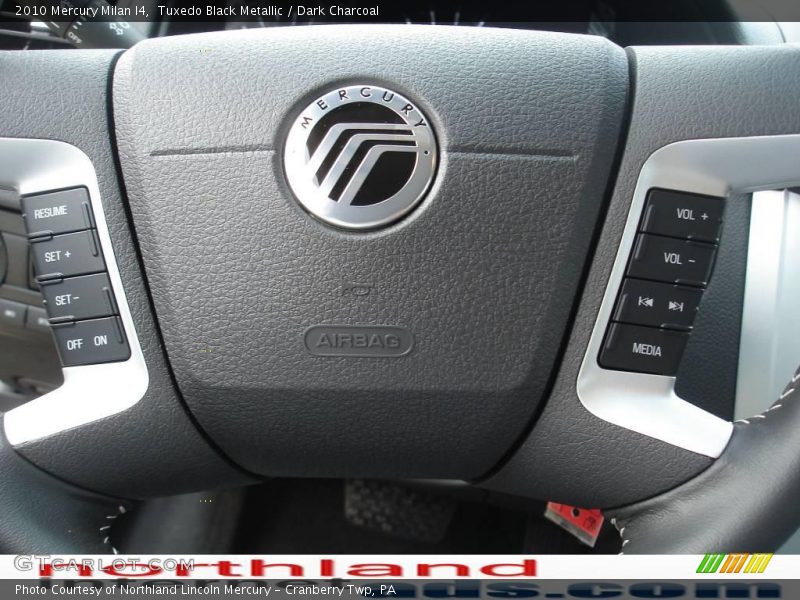 Tuxedo Black Metallic / Dark Charcoal 2010 Mercury Milan I4