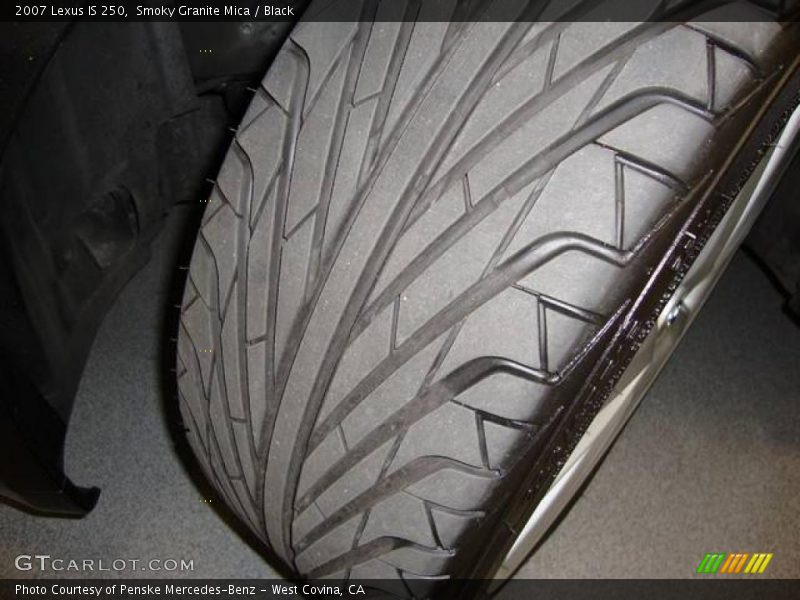 Smoky Granite Mica / Black 2007 Lexus IS 250