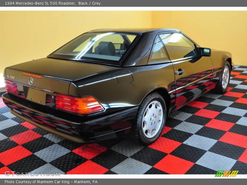 Black / Grey 1994 Mercedes-Benz SL 500 Roadster