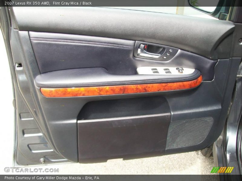 Flint Gray Mica / Black 2007 Lexus RX 350 AWD
