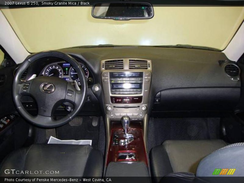 Smoky Granite Mica / Black 2007 Lexus IS 250