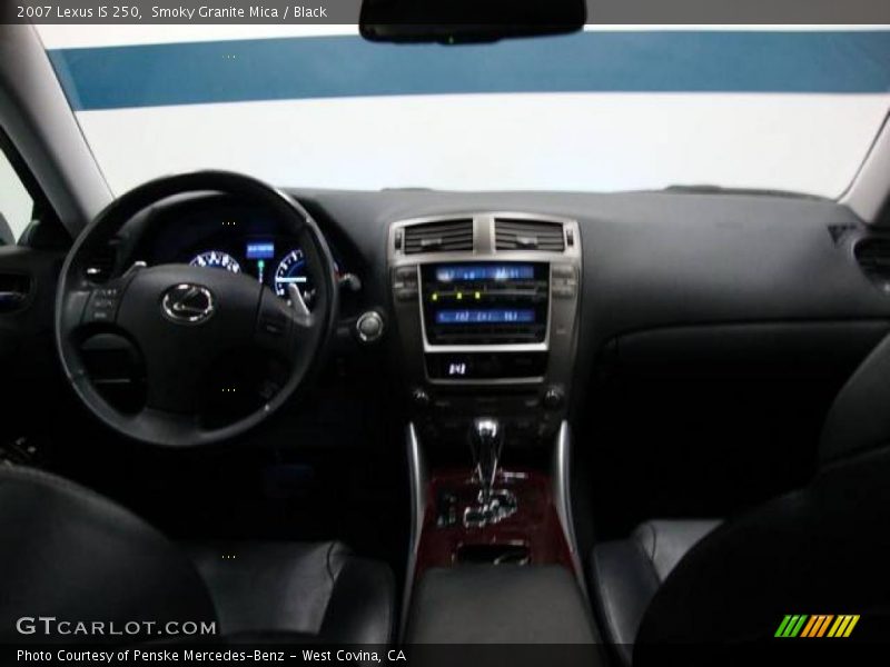 Smoky Granite Mica / Black 2007 Lexus IS 250