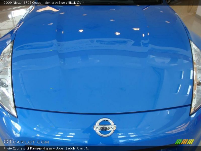 Monterey Blue / Black Cloth 2009 Nissan 370Z Coupe