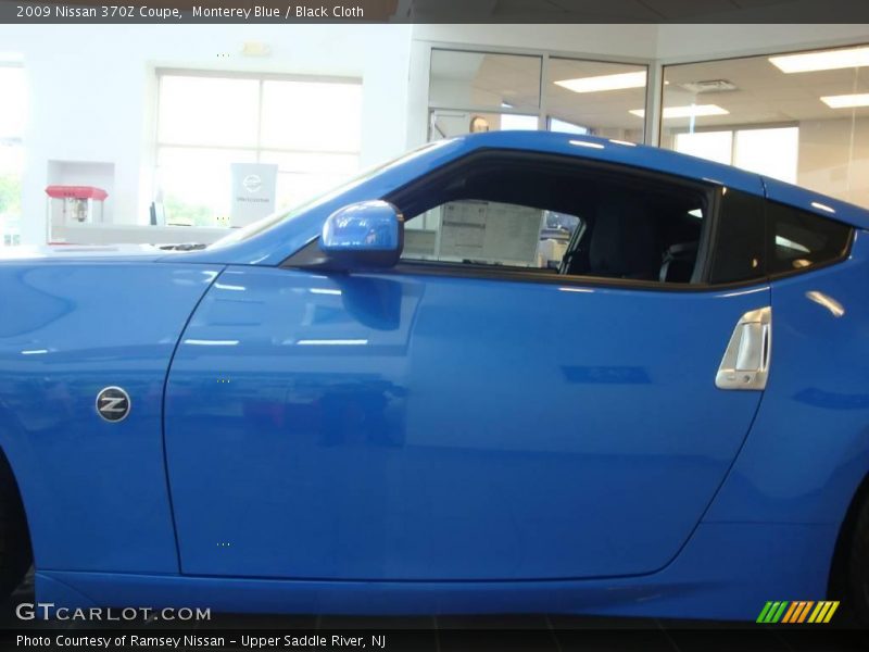 Monterey Blue / Black Cloth 2009 Nissan 370Z Coupe