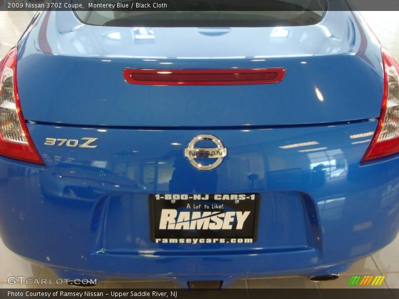 Monterey Blue / Black Cloth 2009 Nissan 370Z Coupe