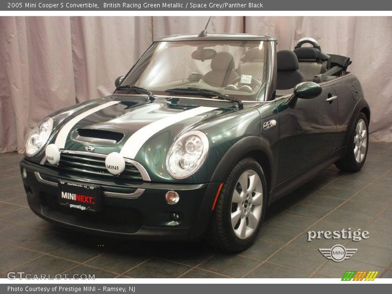 British Racing Green Metallic / Space Grey/Panther Black 2005 Mini Cooper S Convertible