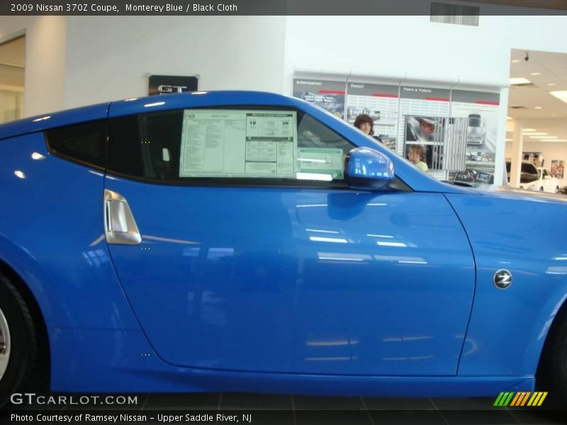 Monterey Blue / Black Cloth 2009 Nissan 370Z Coupe
