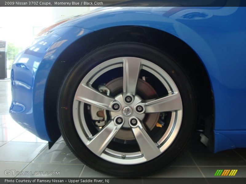 Monterey Blue / Black Cloth 2009 Nissan 370Z Coupe