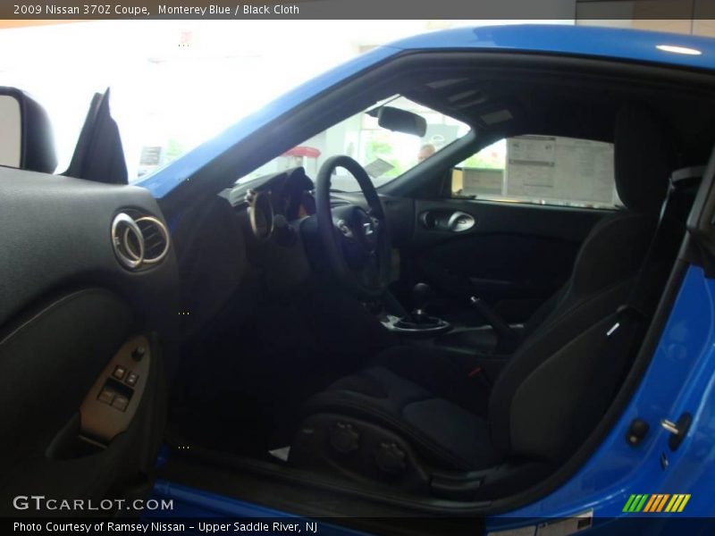 Monterey Blue / Black Cloth 2009 Nissan 370Z Coupe