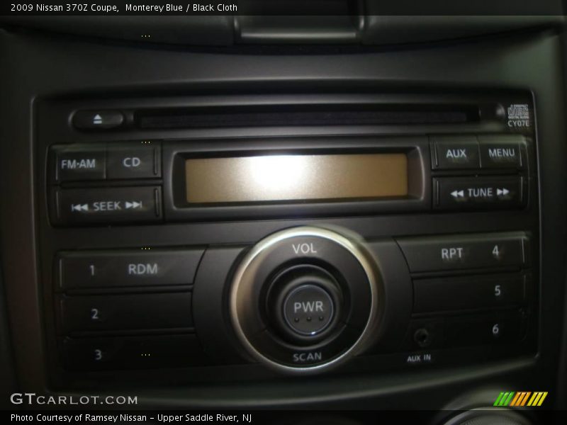 Monterey Blue / Black Cloth 2009 Nissan 370Z Coupe