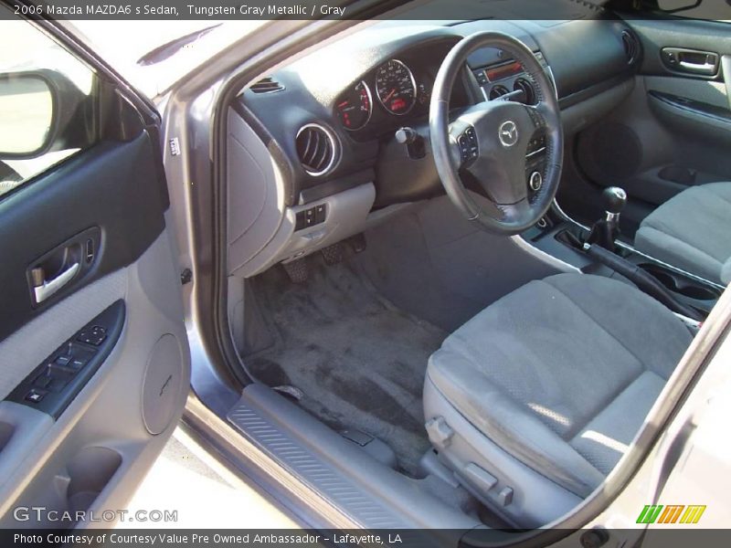 Tungsten Gray Metallic / Gray 2006 Mazda MAZDA6 s Sedan