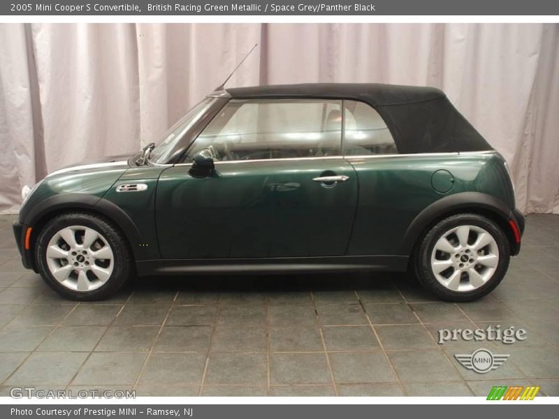 British Racing Green Metallic / Space Grey/Panther Black 2005 Mini Cooper S Convertible