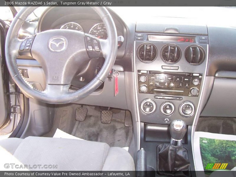 Tungsten Gray Metallic / Gray 2006 Mazda MAZDA6 s Sedan