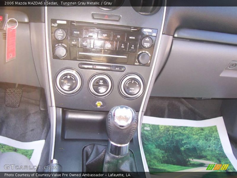 Tungsten Gray Metallic / Gray 2006 Mazda MAZDA6 s Sedan