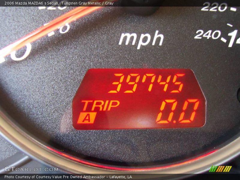 Tungsten Gray Metallic / Gray 2006 Mazda MAZDA6 s Sedan