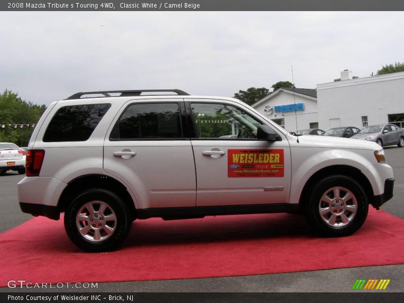 Classic White / Camel Beige 2008 Mazda Tribute s Touring 4WD