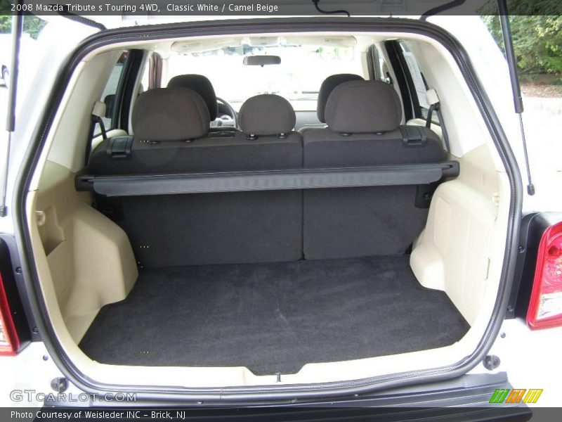 Classic White / Camel Beige 2008 Mazda Tribute s Touring 4WD