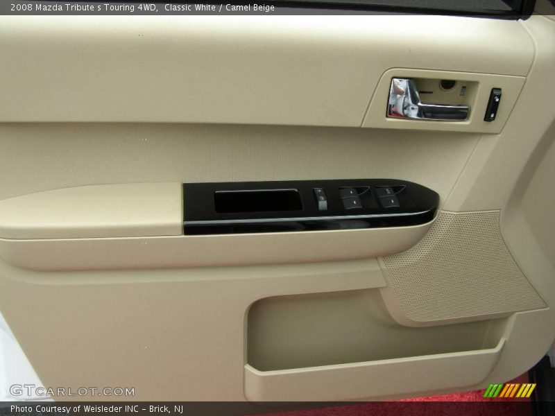 Classic White / Camel Beige 2008 Mazda Tribute s Touring 4WD
