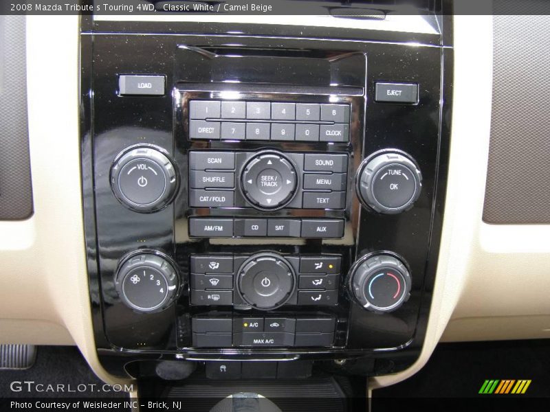 Classic White / Camel Beige 2008 Mazda Tribute s Touring 4WD