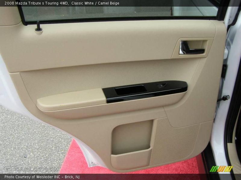 Classic White / Camel Beige 2008 Mazda Tribute s Touring 4WD