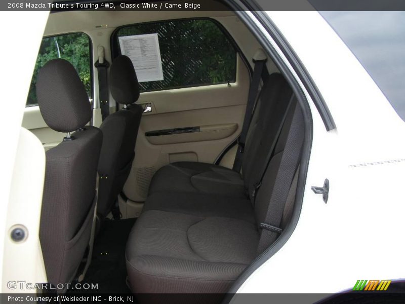 Classic White / Camel Beige 2008 Mazda Tribute s Touring 4WD