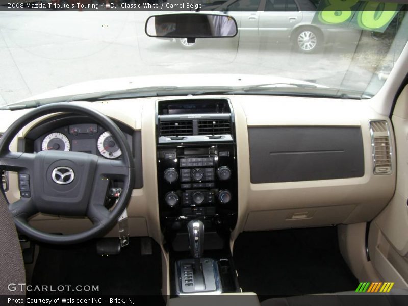 Classic White / Camel Beige 2008 Mazda Tribute s Touring 4WD