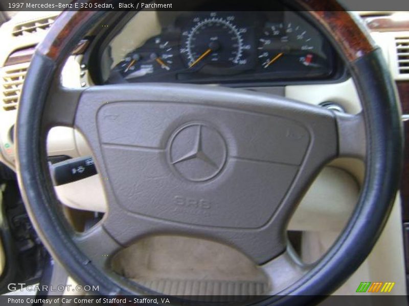 Black / Parchment 1997 Mercedes-Benz E 320 Sedan