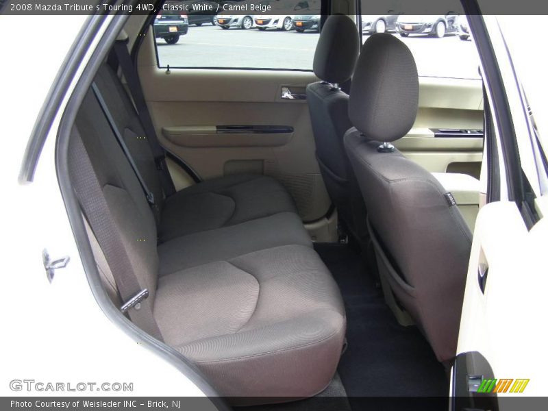 Classic White / Camel Beige 2008 Mazda Tribute s Touring 4WD