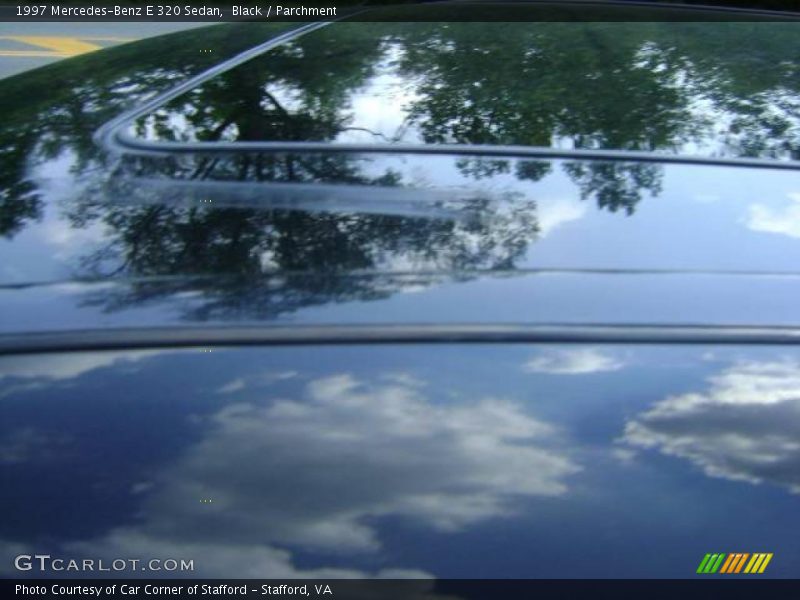 Black / Parchment 1997 Mercedes-Benz E 320 Sedan