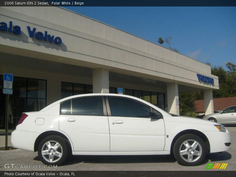 Polar White / Beige 2006 Saturn ION 2 Sedan