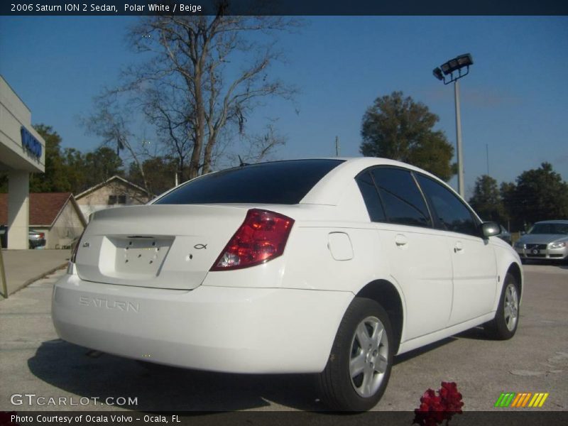 Polar White / Beige 2006 Saturn ION 2 Sedan