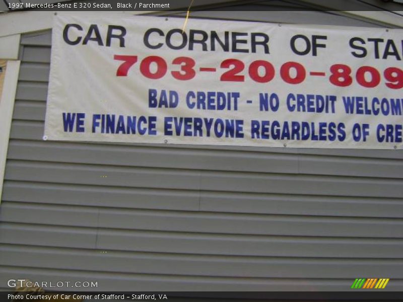 Black / Parchment 1997 Mercedes-Benz E 320 Sedan