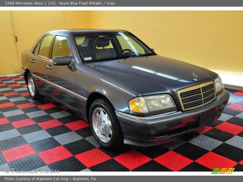 Azure Blue Pearl Metallic / Gray 1998 Mercedes-Benz C 230