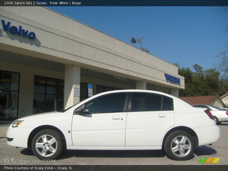 Polar White / Beige 2006 Saturn ION 2 Sedan