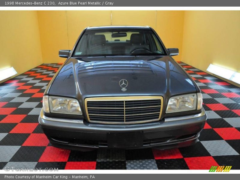 Azure Blue Pearl Metallic / Gray 1998 Mercedes-Benz C 230