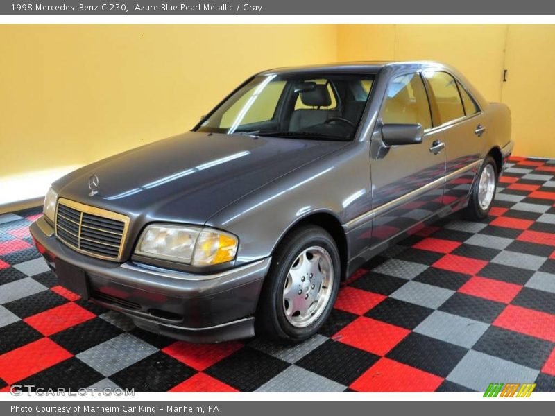 Azure Blue Pearl Metallic / Gray 1998 Mercedes-Benz C 230