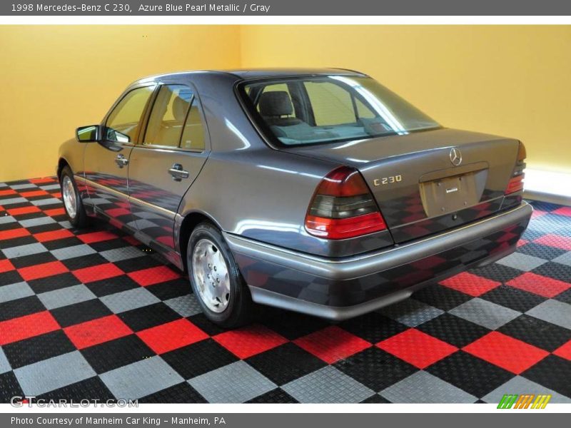 Azure Blue Pearl Metallic / Gray 1998 Mercedes-Benz C 230