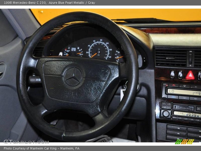 Azure Blue Pearl Metallic / Gray 1998 Mercedes-Benz C 230
