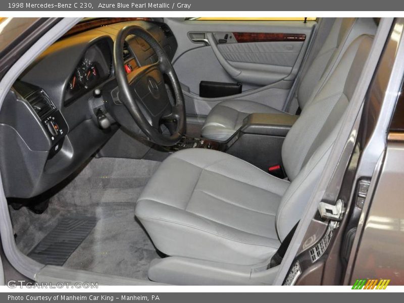 Azure Blue Pearl Metallic / Gray 1998 Mercedes-Benz C 230