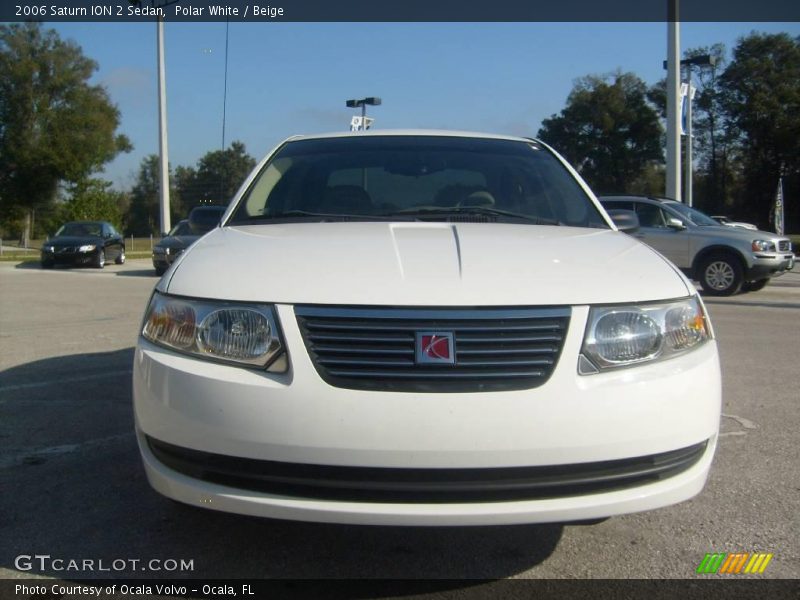Polar White / Beige 2006 Saturn ION 2 Sedan