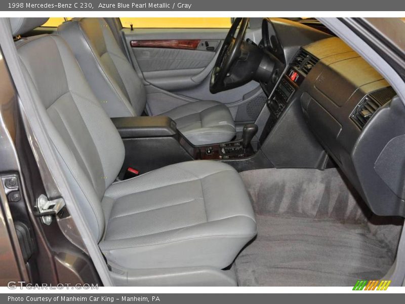 Azure Blue Pearl Metallic / Gray 1998 Mercedes-Benz C 230