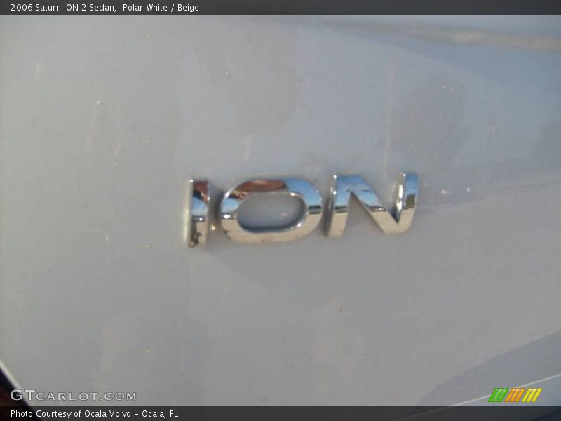 Polar White / Beige 2006 Saturn ION 2 Sedan