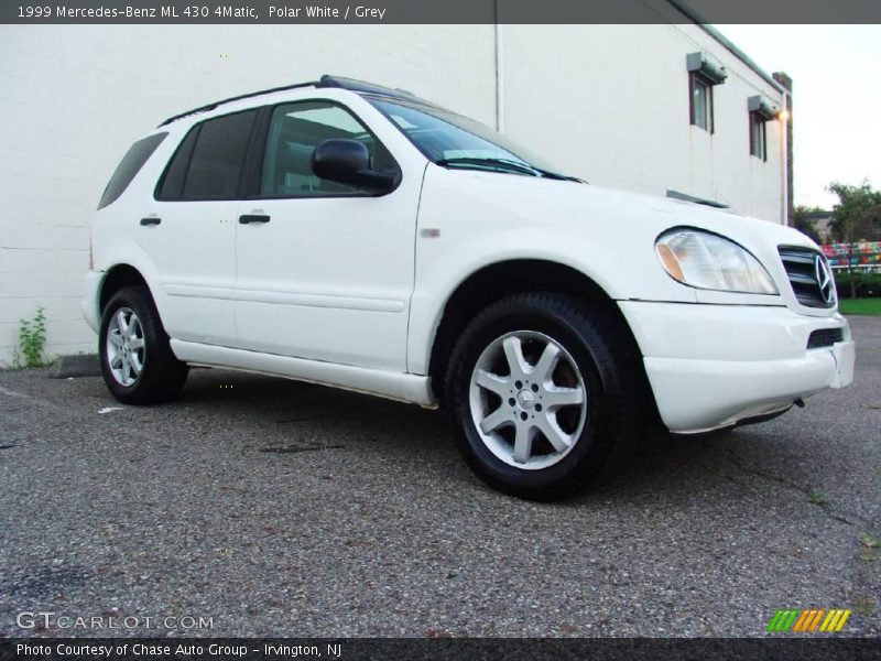 Polar White / Grey 1999 Mercedes-Benz ML 430 4Matic