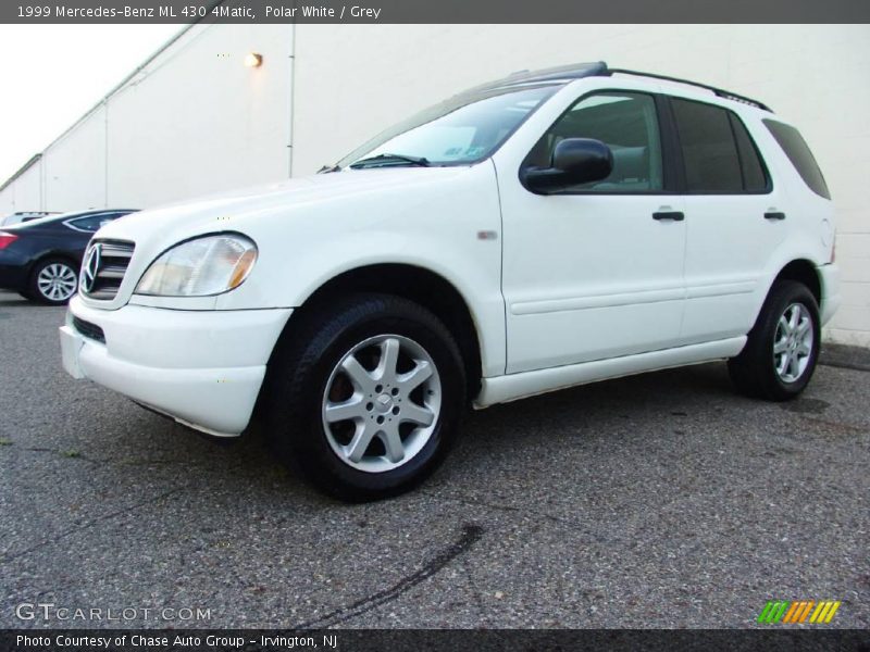 Polar White / Grey 1999 Mercedes-Benz ML 430 4Matic